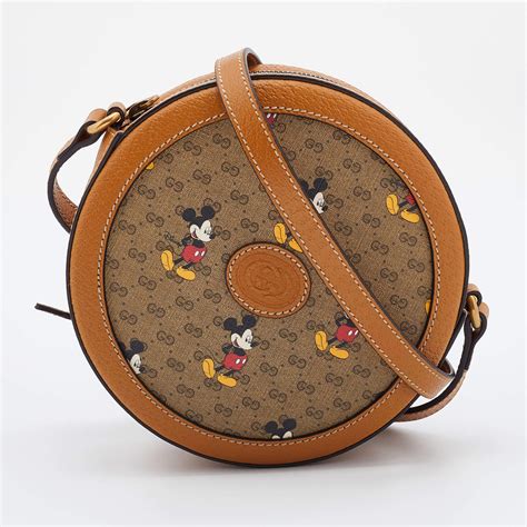 gucci mickey mouse wallet|gucci disney round bag.